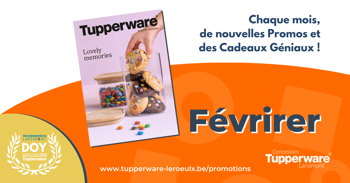 Lovely Memories - Promotions Tupperware Février 2023 - Cover