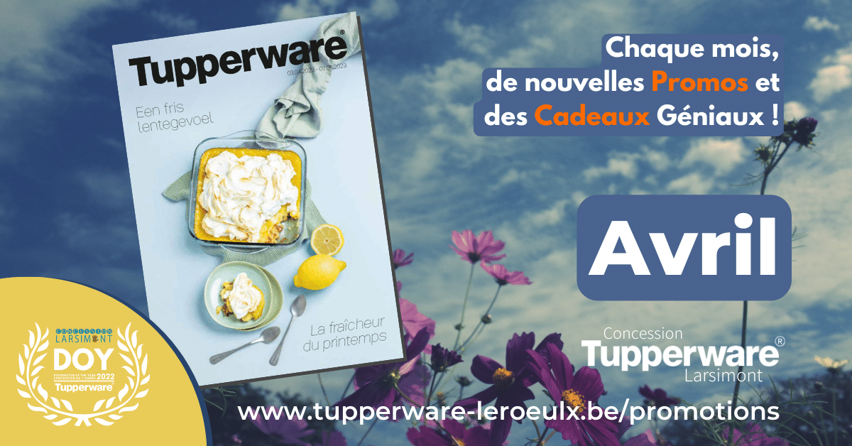 Promotions Tupperware Avril 2023