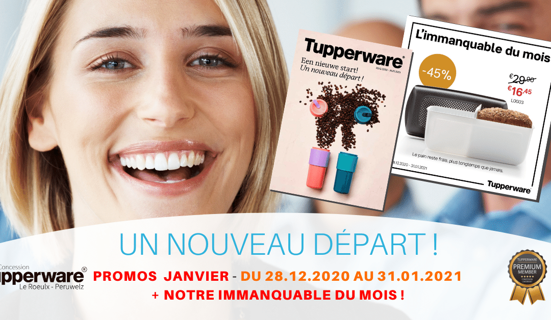 Promo Tupperware janvier - Belgique