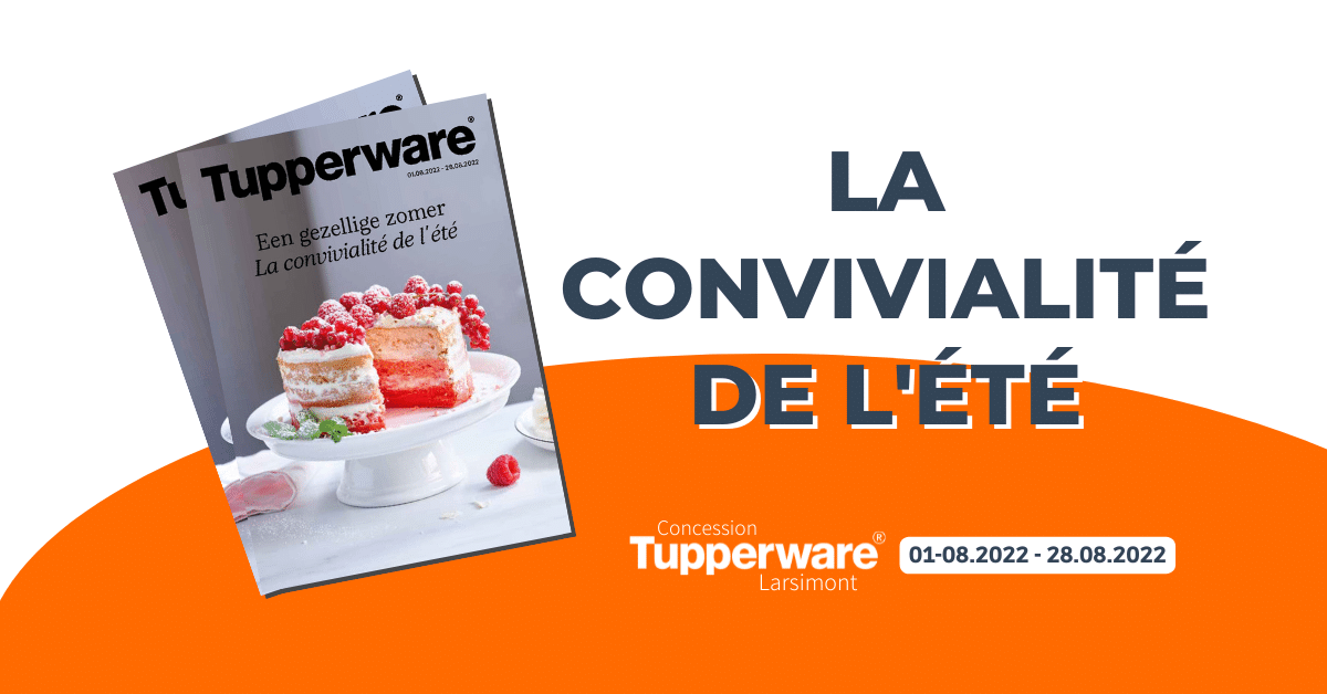 Tupperware dépliant aout 2022